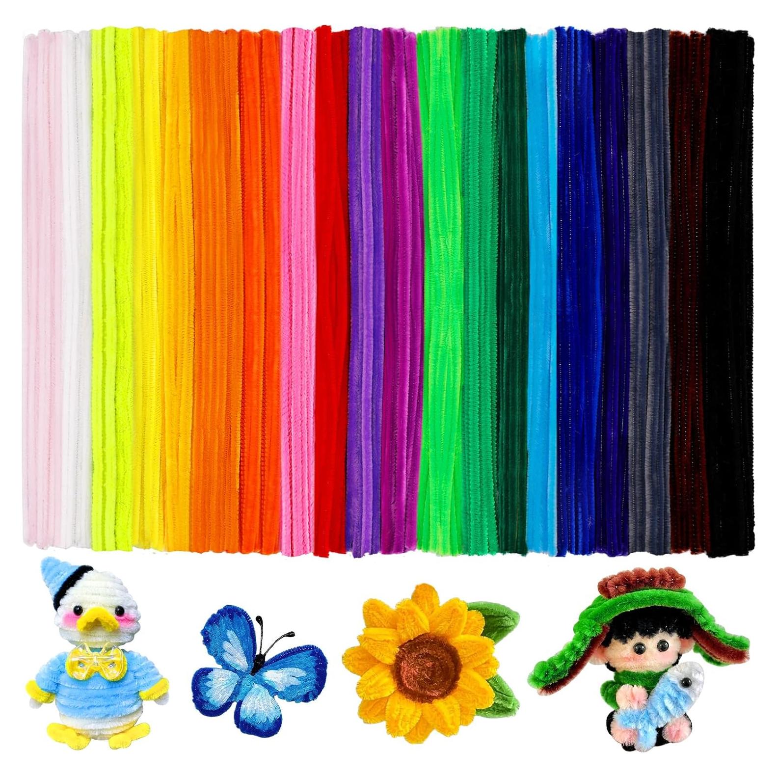 Limpiapipas Multicolor Mnuizu 200pcs Chenille para Manualidades