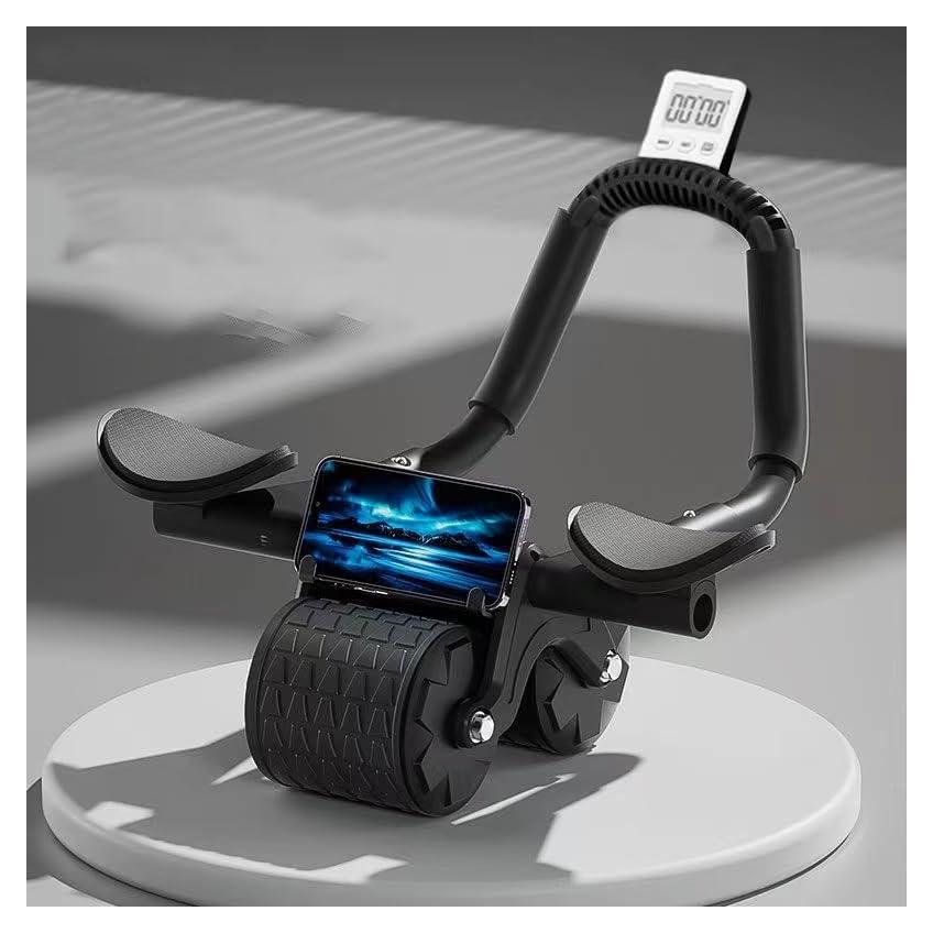 Rueda Abdominal Bersauji 2024 con Alfombrilla y Temporizador