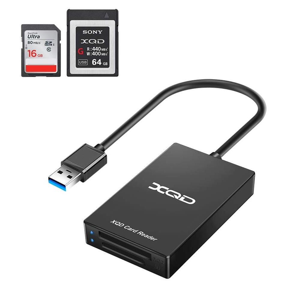 Lector de Tarjetas XQD y SD Rocketek USB 3.0 5Gbps