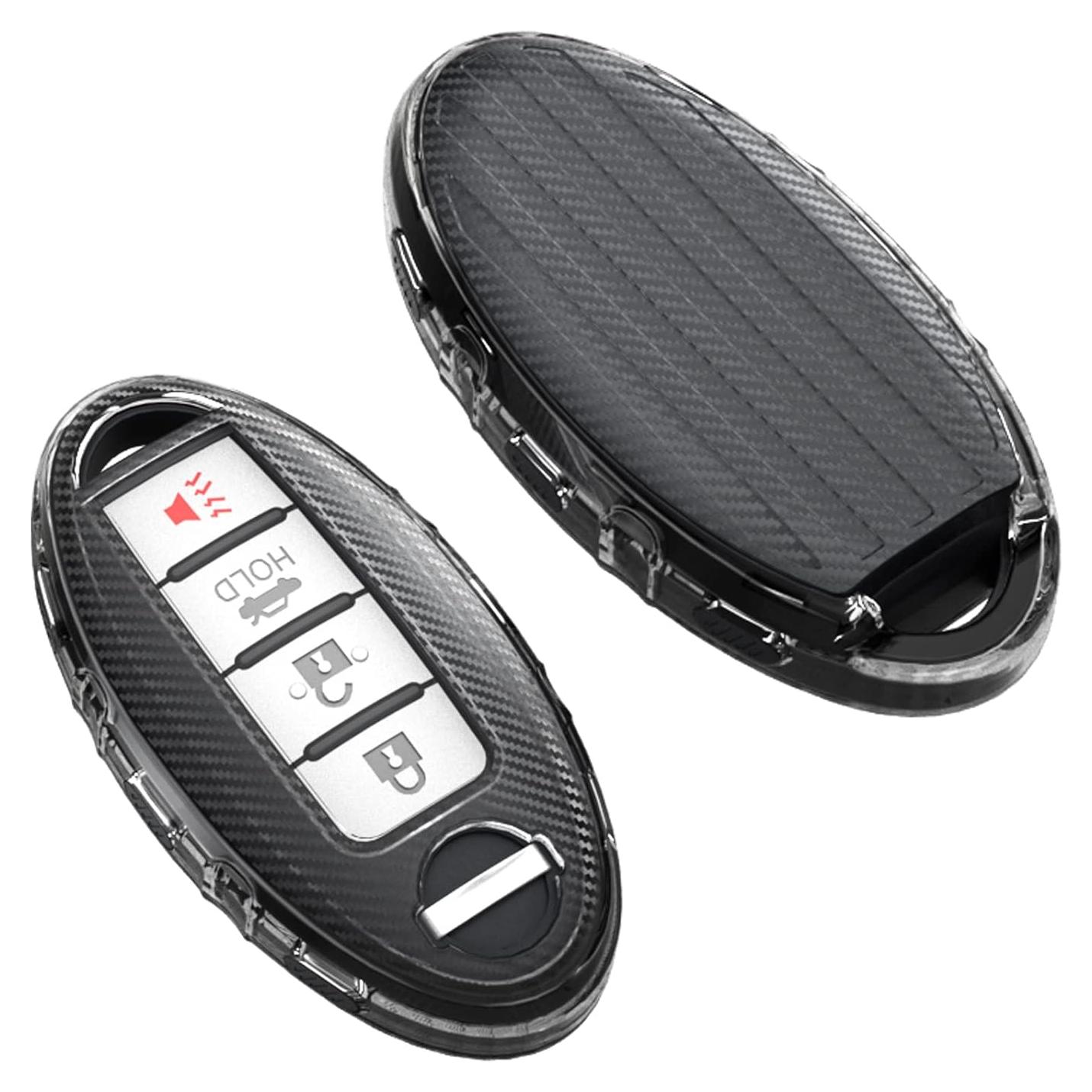 Funda de llavero TANGSEN TPU para Infiniti y Nissan 2-6 botones