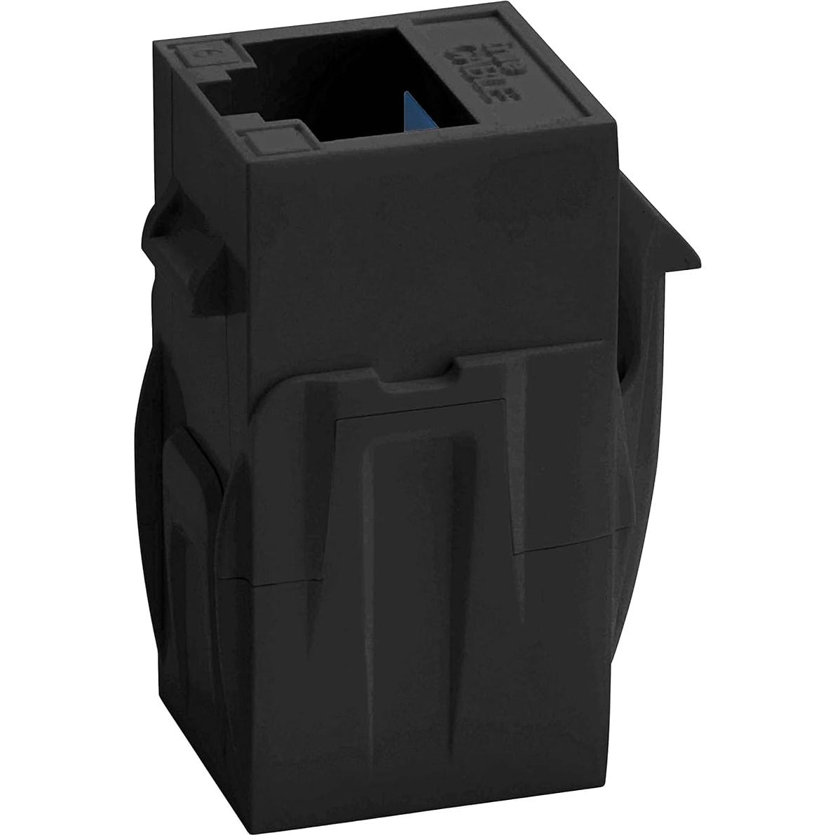 Acopladores RJ45 Keystone trueCABLE Cat6 Negro 2 Piezas