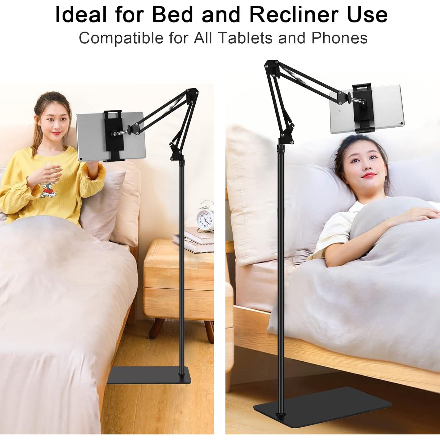 Soporte de Piso Ajustable para Tableta SAMHOUSING Negro 1.40 kg