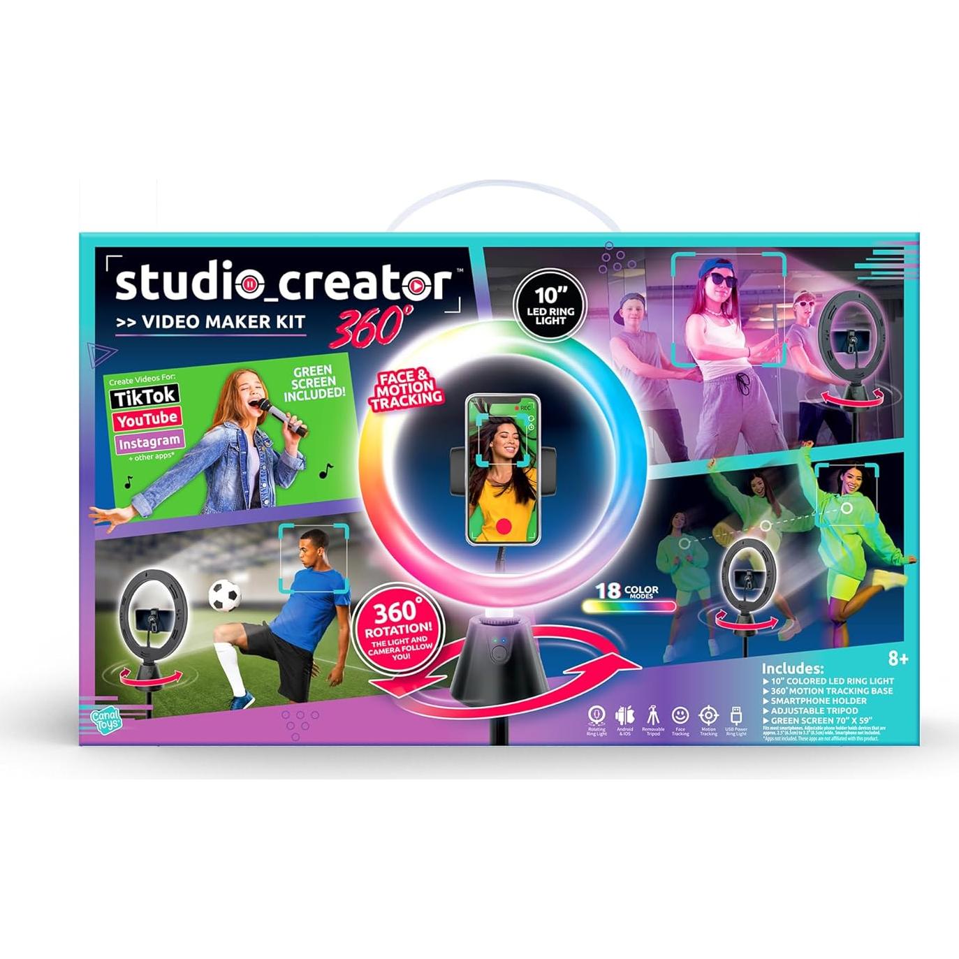 Kit de Fabricación de Videos 360 Canal Toys, Pantalla Verde