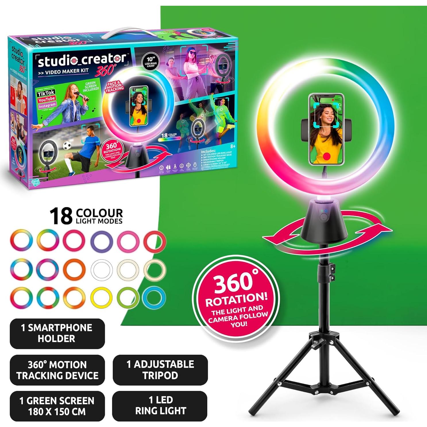 Kit de Fabricación de Videos 360 Canal Toys, Pantalla Verde
