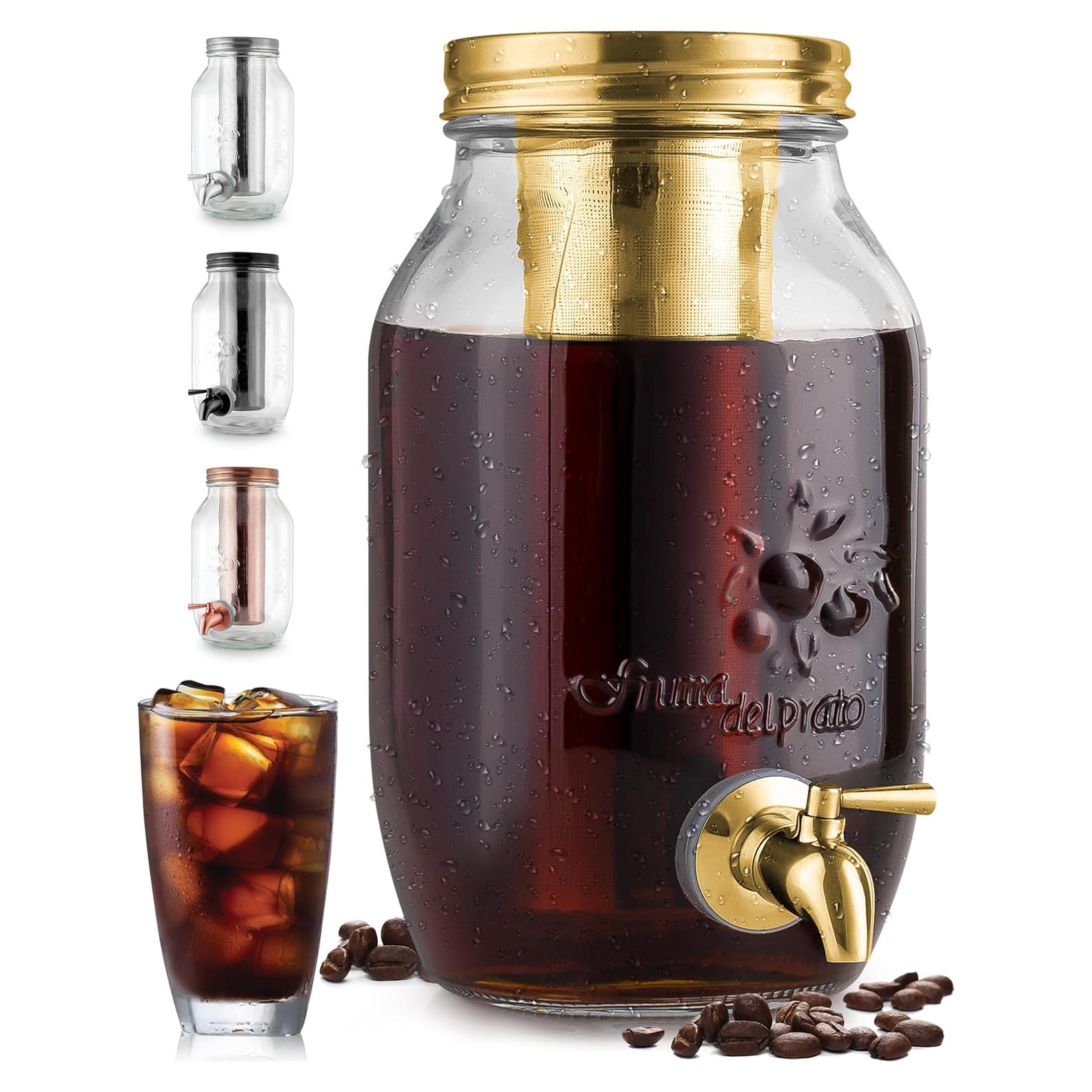 Cafetera de Frío Zulay Kitchen 1.5L con Jarra de Vidrio y Filtro