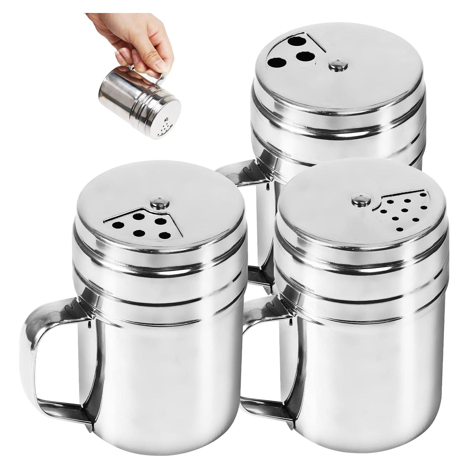Juego de 3 Shakers de Especias Dualshine con Tapa Rotativa