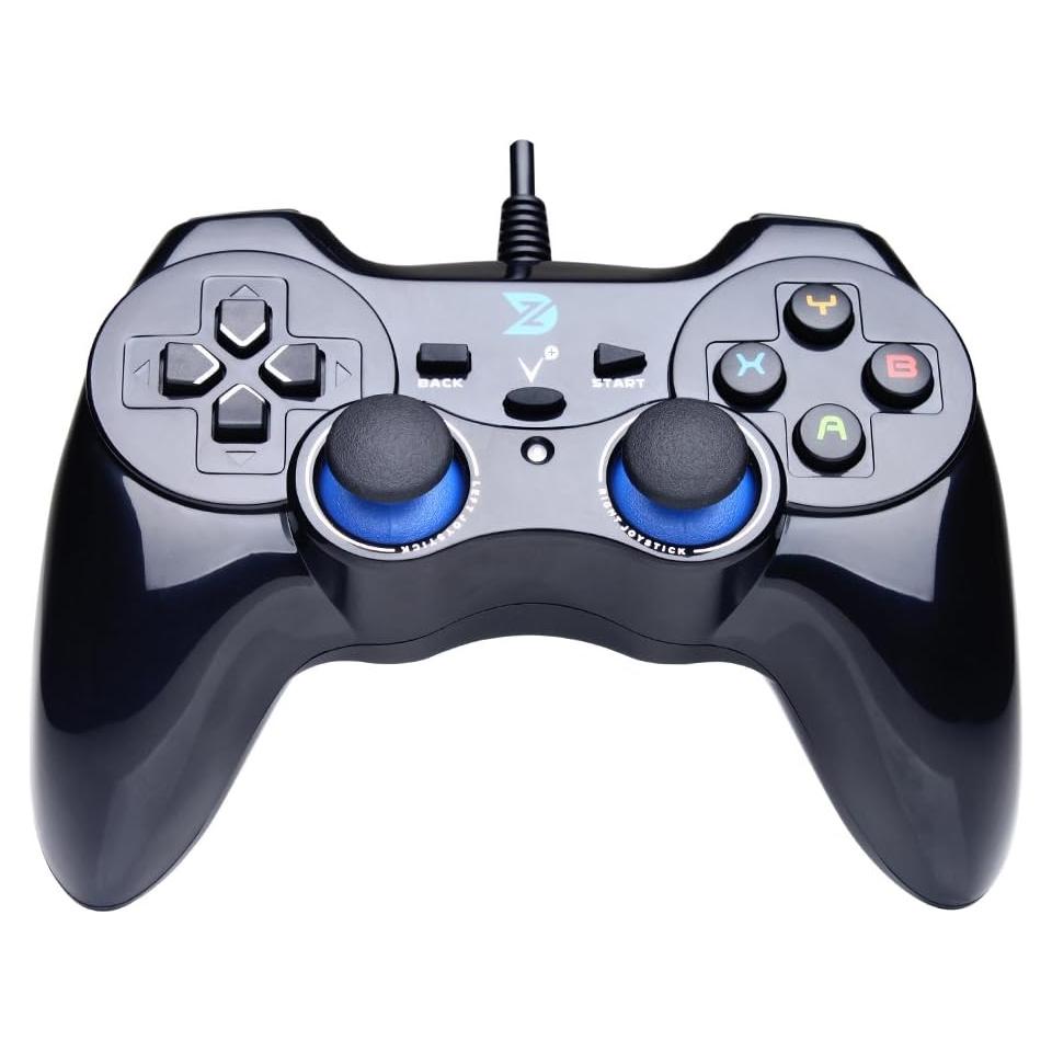 Controlador de Juegos USB ZD-V+ para PC y PS3 - Negro