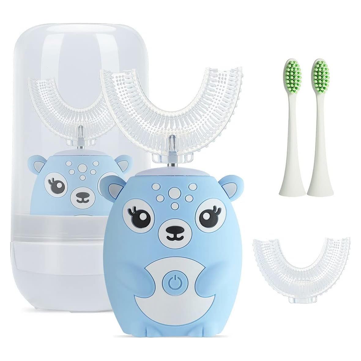 Cepillo de dientes eléctrico para niños JIANLEJIA, 360° U, USB