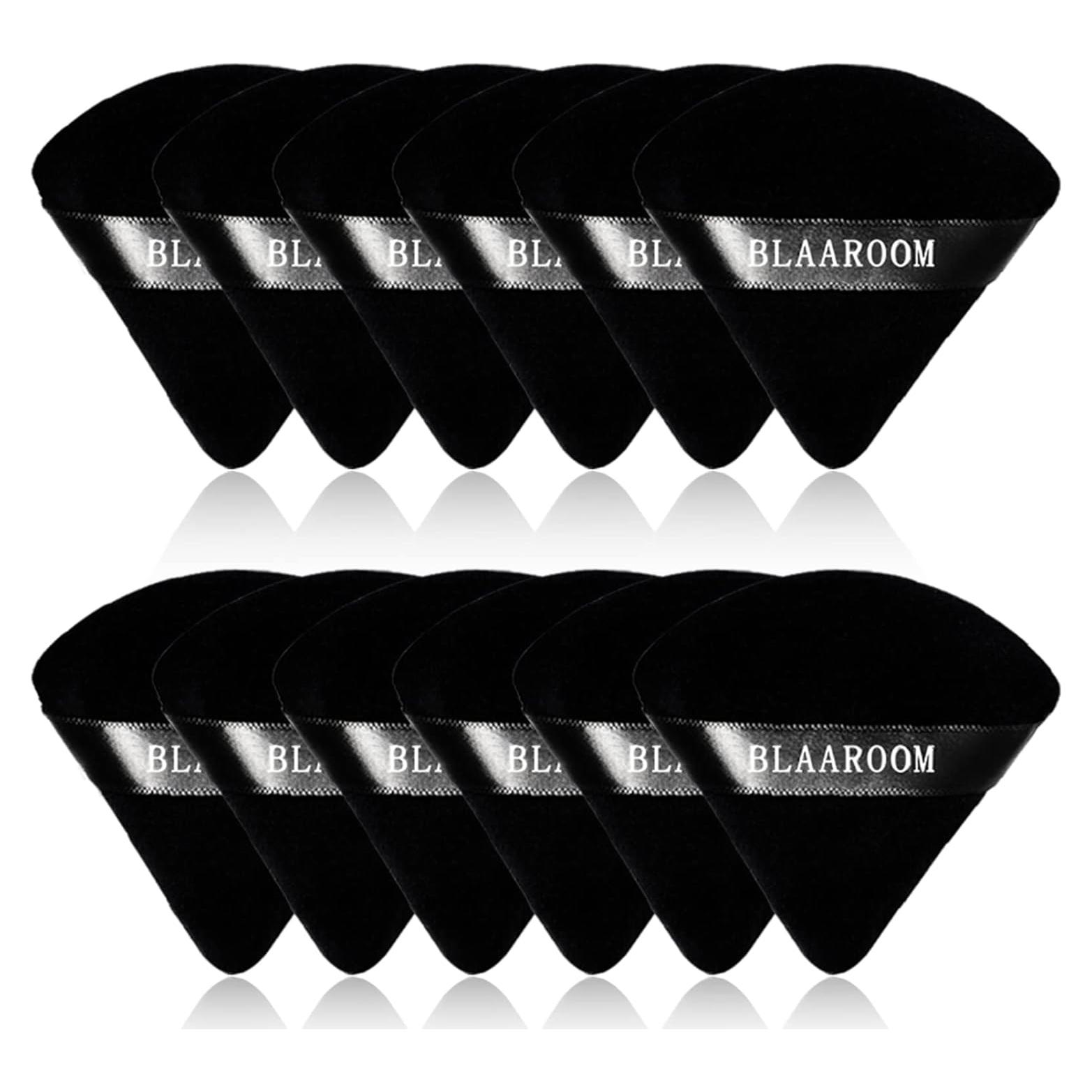 Esponjas de Maquillaje BLAAROOM 12 Piezas Triángulo Negro