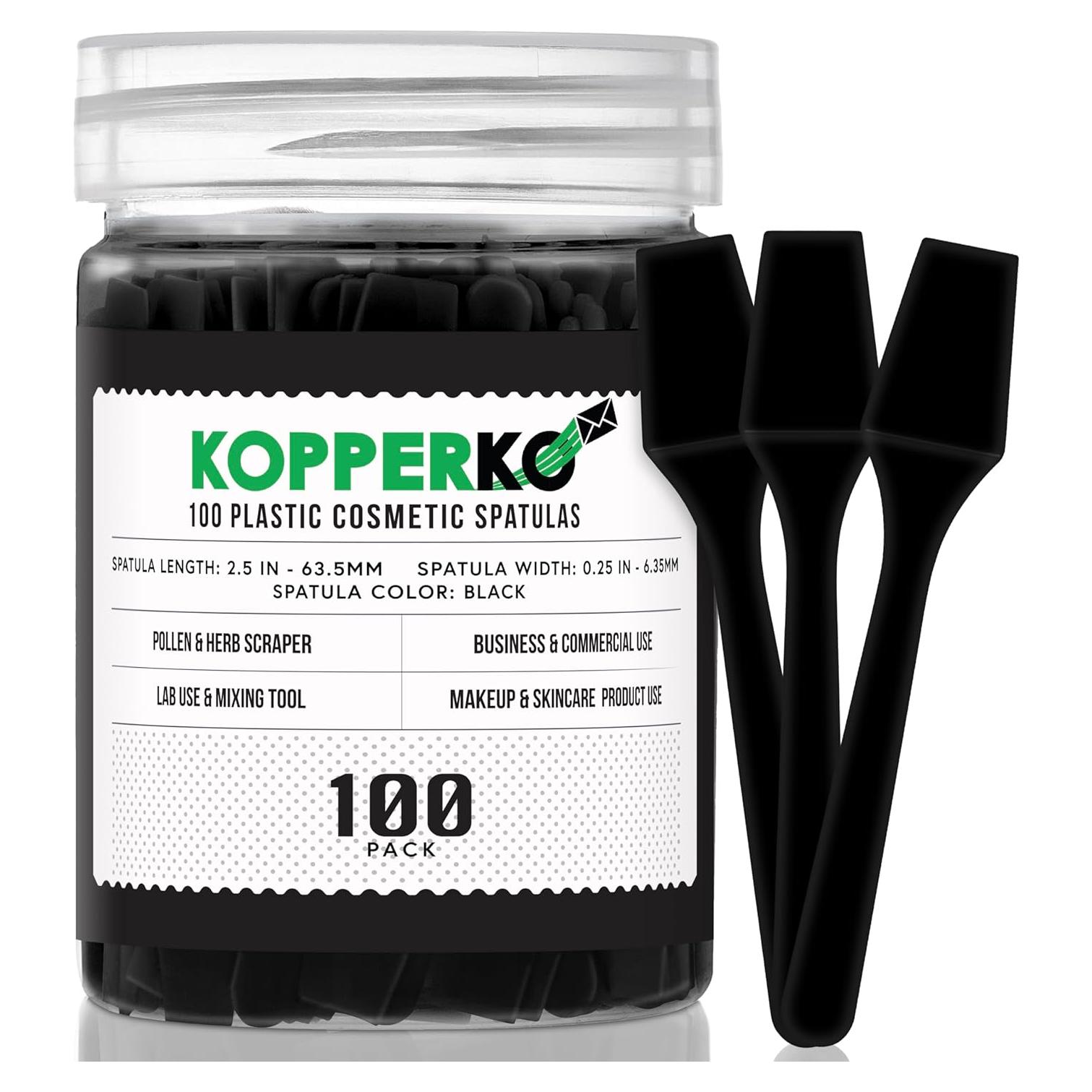 Mini Espátula Cosmética Desechable BIKO - 100 Unidades 6.35cm