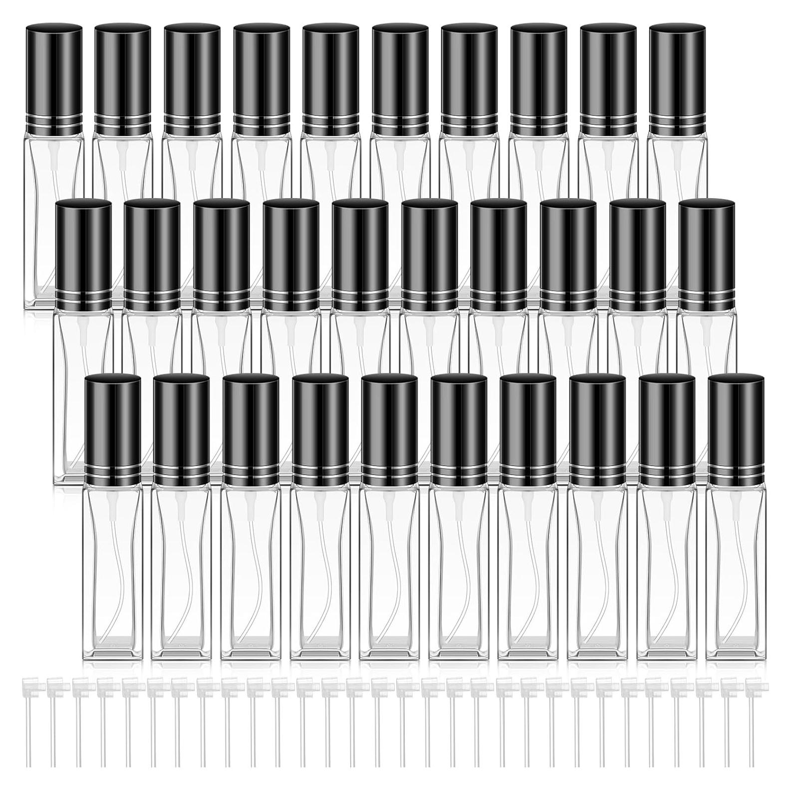 30 Botellas de Perfume de Vidrio Reutilizables 10 ml Domensi