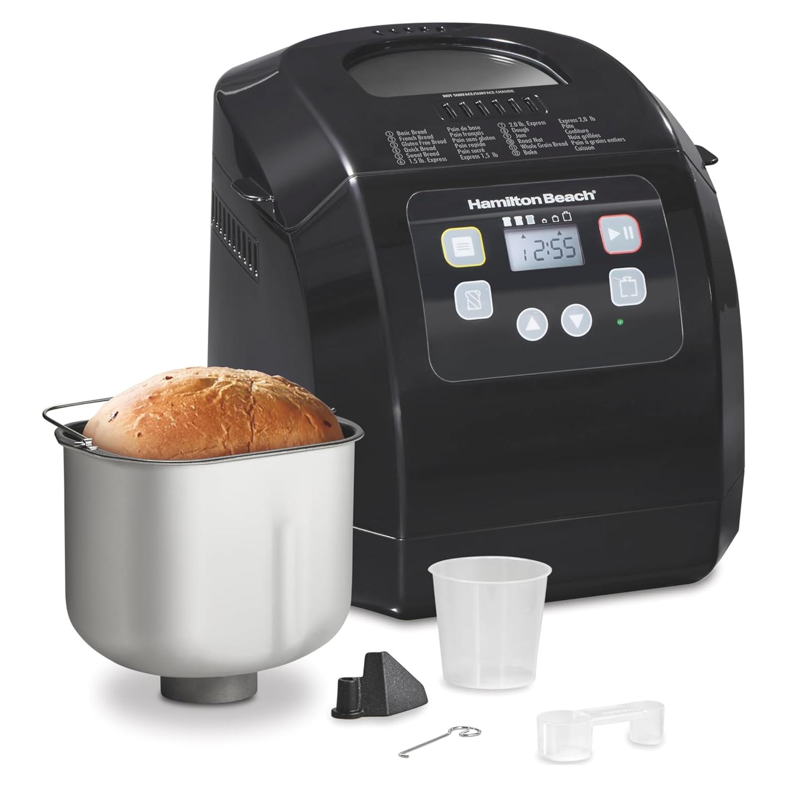 Máquina de Pan Hamilton Beach 2 kg Digital 12 Programas