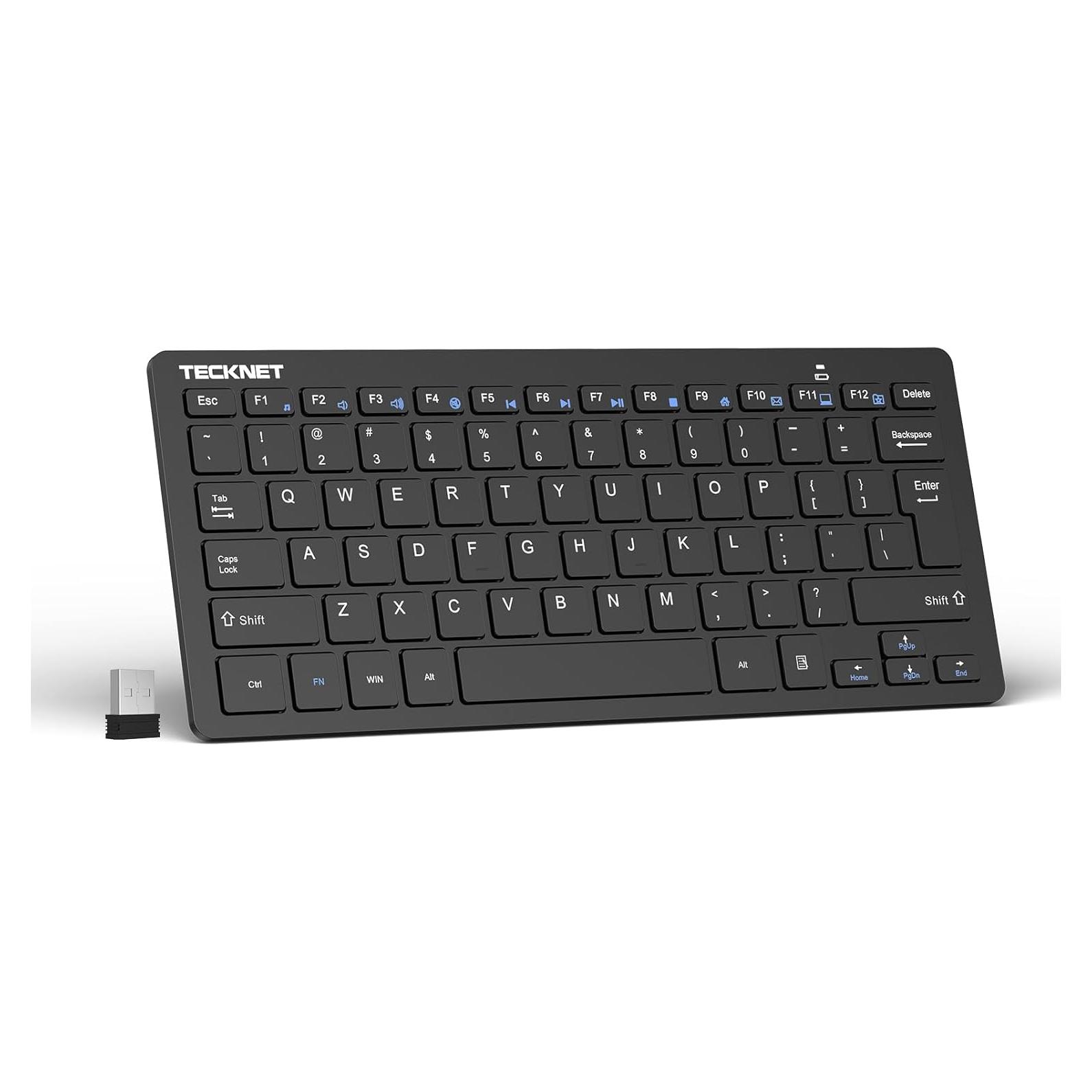 Teclado Inalámbrico TECKNET EKB005 Compacto Negro