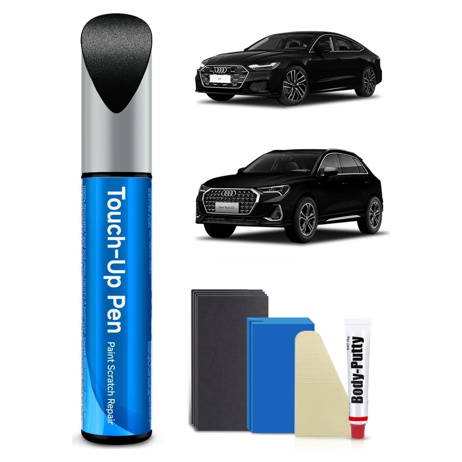 Kit de Pintura de Reparación RSACET LY9B Negro Brillante 6 Unidades