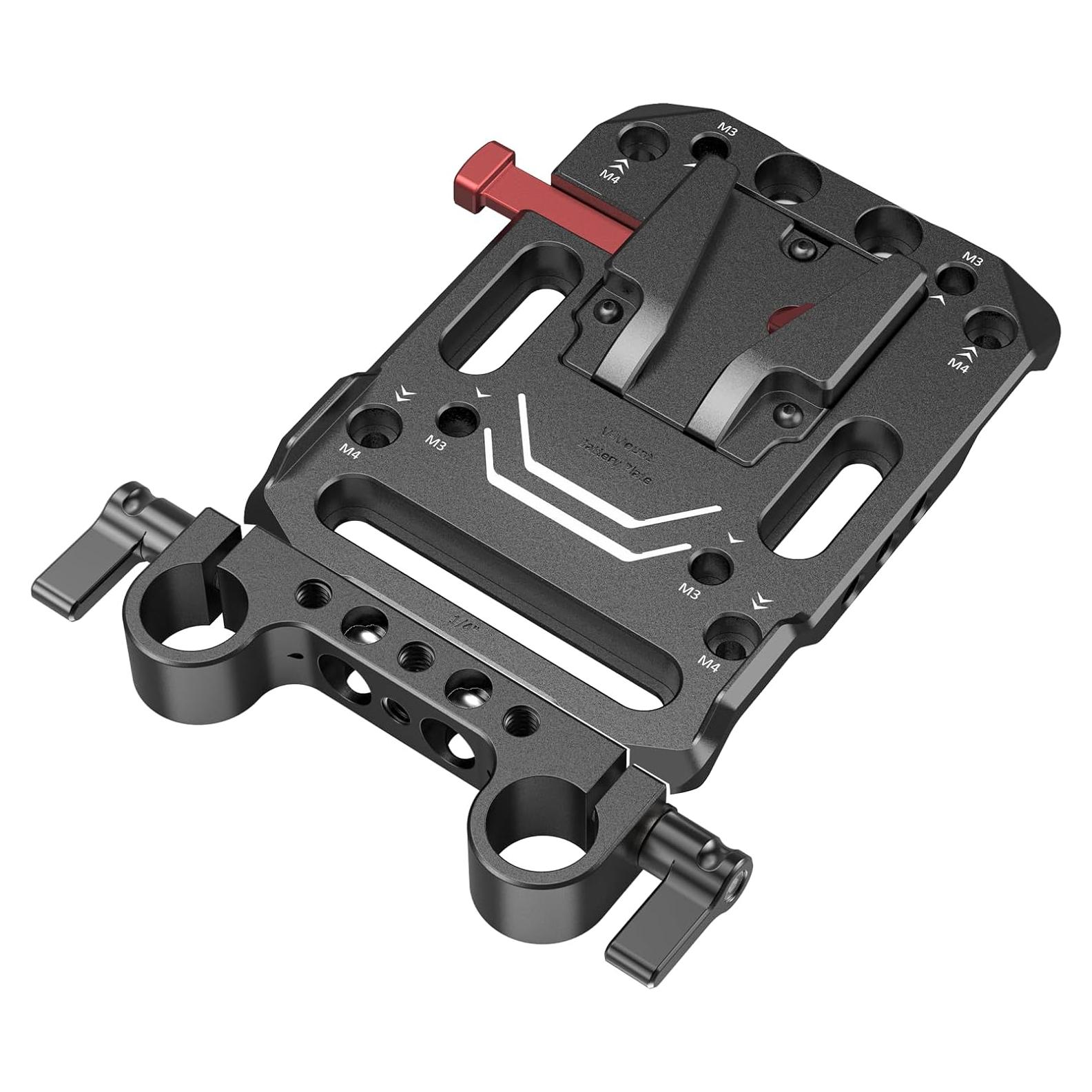 Placa de Batería V-Mount SMALLRIG 12759-SR con Abrazadera 15mm