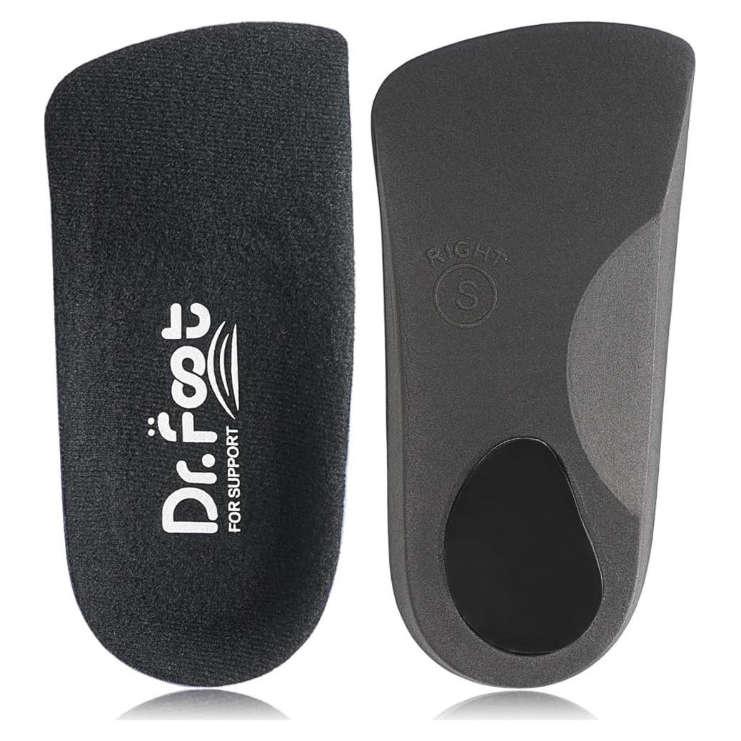 Plantillas ortopédicas Dr. Foot 3/4 para pies planos y dolor