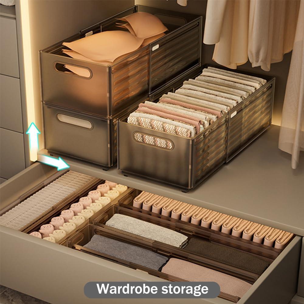 Cajas de Almacenamiento Plegables Defrko, 2 Unidades, Gris