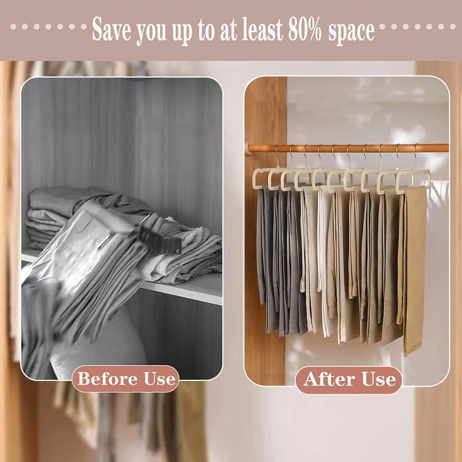 Perchas de Terciopelo Antideslizantes WJWSKI - Paquete de 20