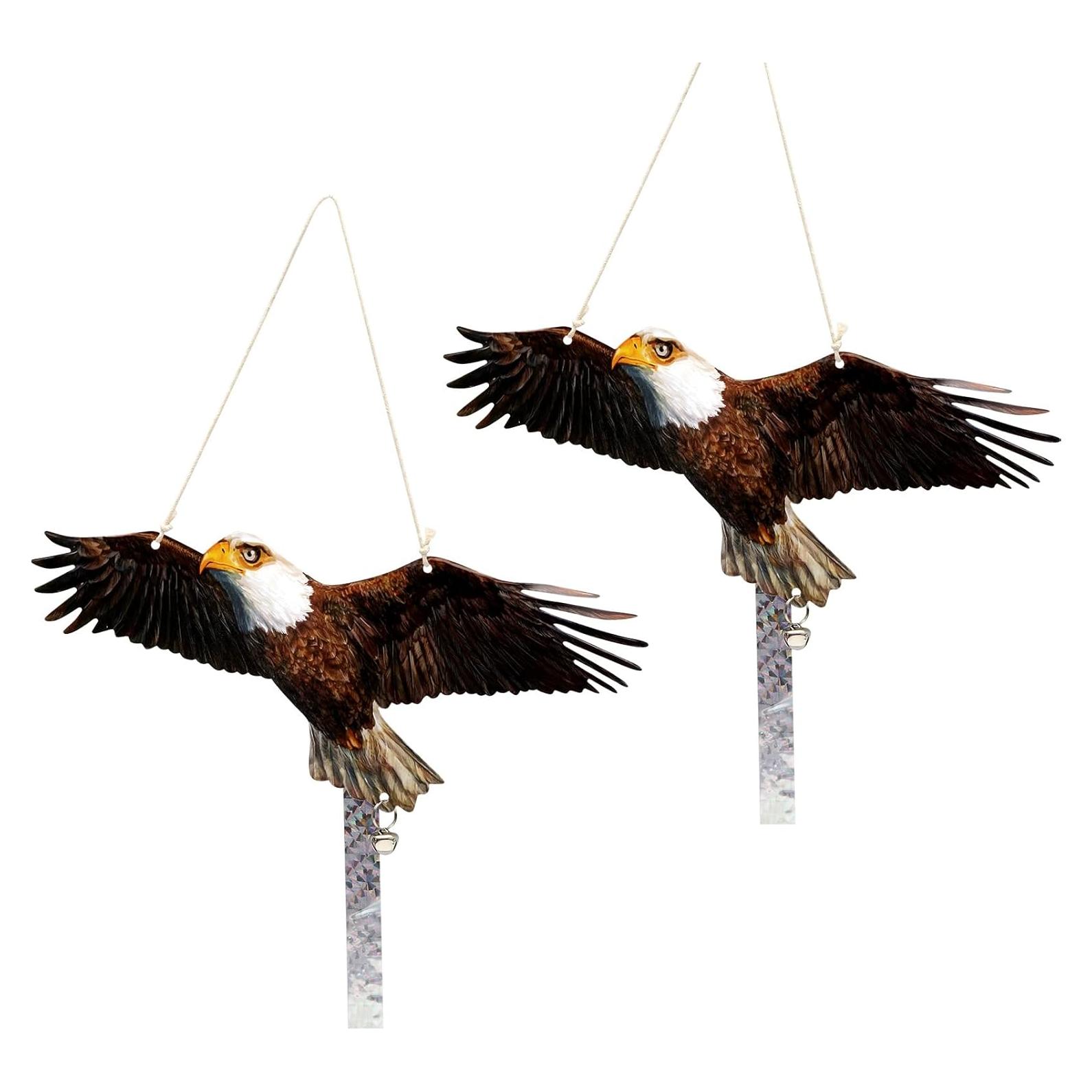 Paquete de 2 Búhos Falsos OffiCreative para Jardín