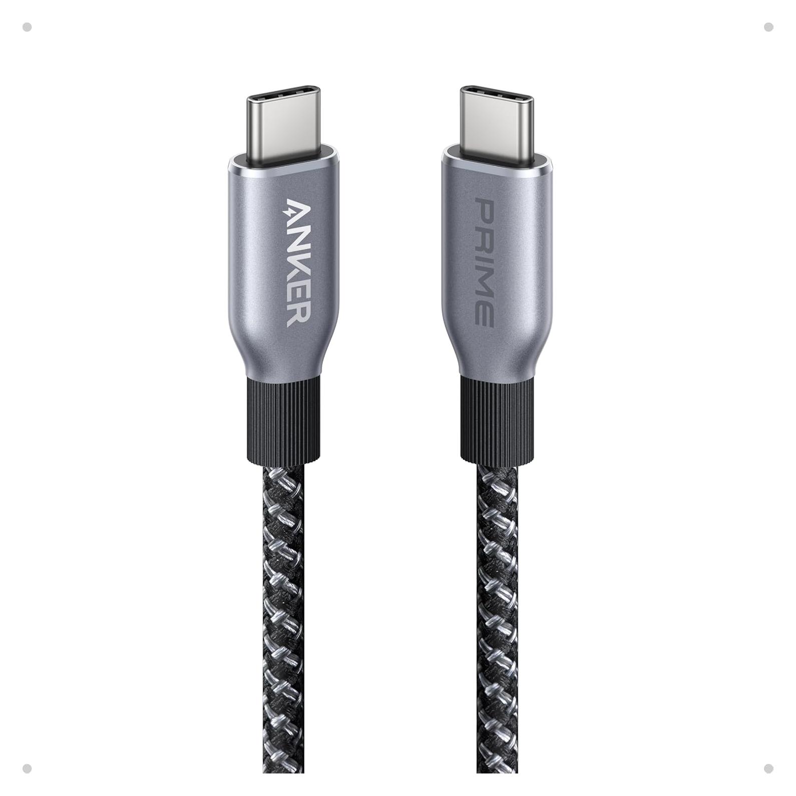 Cable USB C a USB C Anker Prime 240W 30.48 cm Trenzado Reciclado