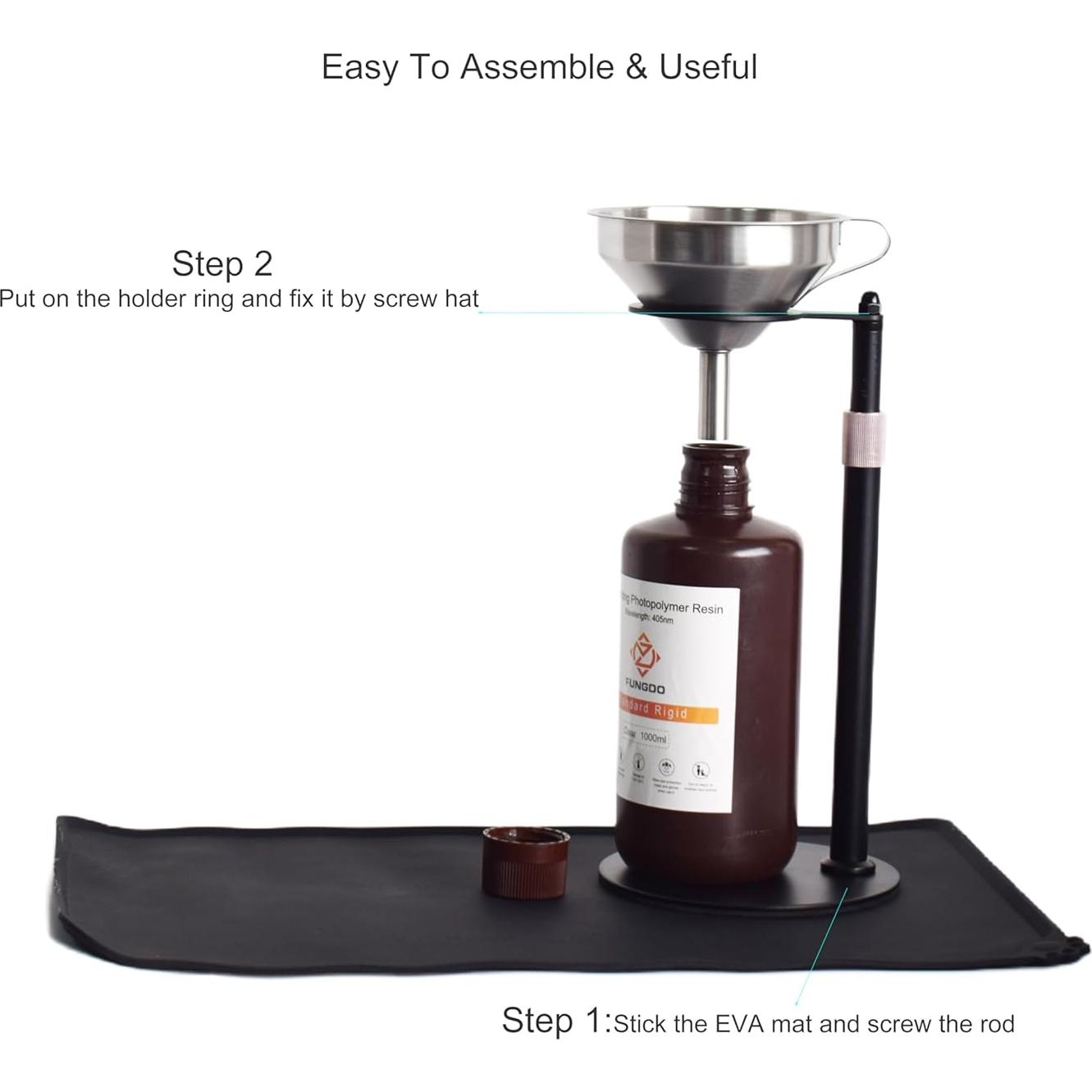 Soporte de Filtro de Resina Ajustable Metalico para Impresora 3D