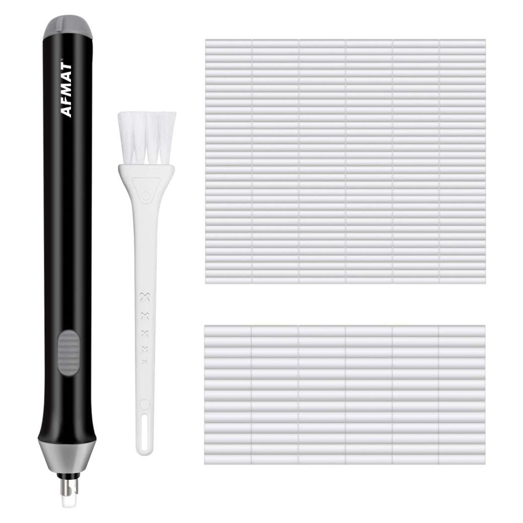 Borrador Eléctrico AFMAT con 140 Recargas y 2 Tamaños