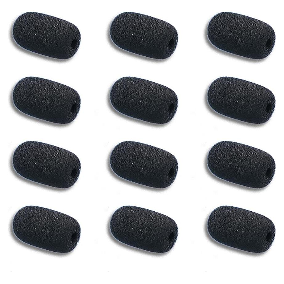 12 Filtros de Espuma para Micrófono de Auriculares Kicada 5mm