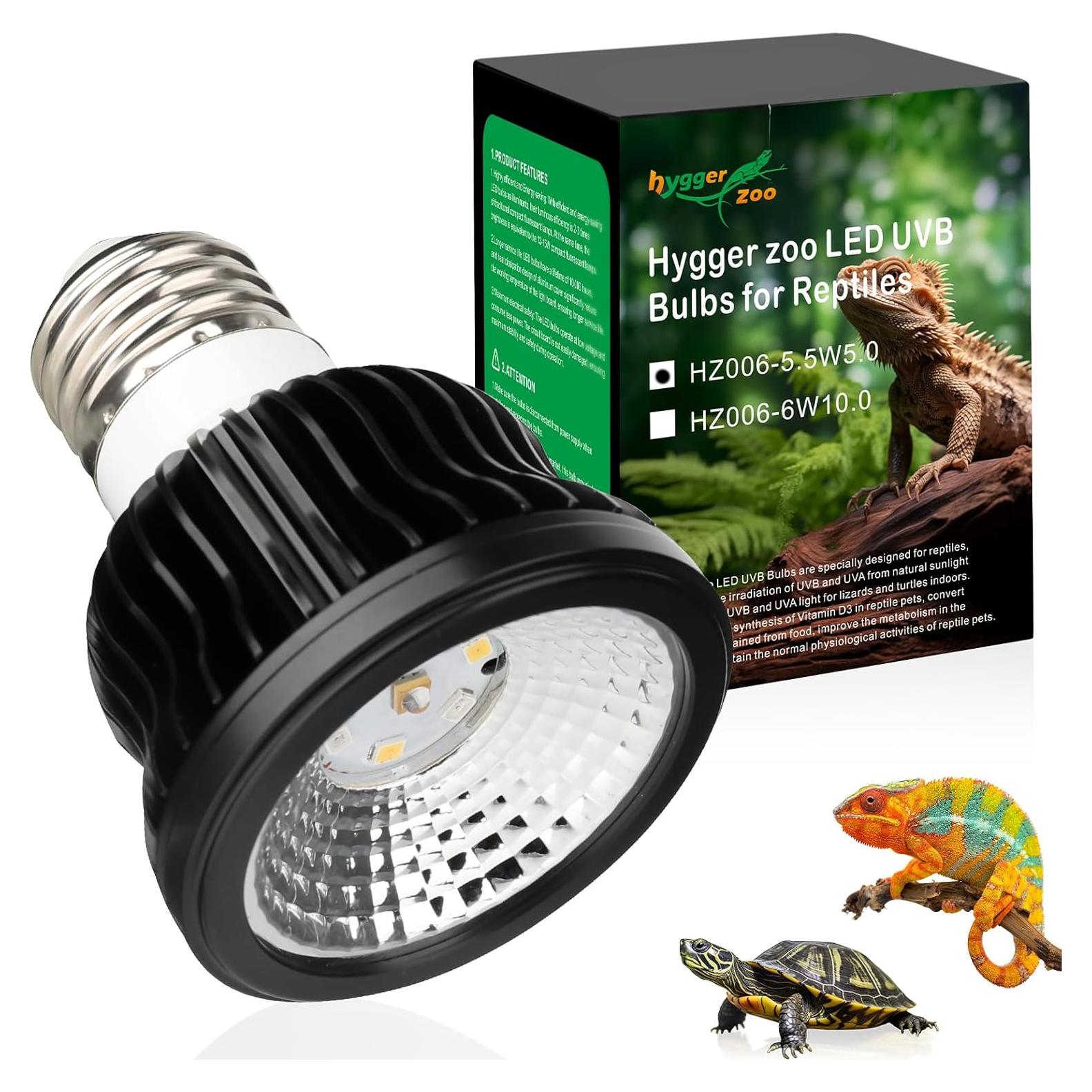 Bombilla UVB 5.5W Hygger Zoo para Reptiles - Espectro Completo