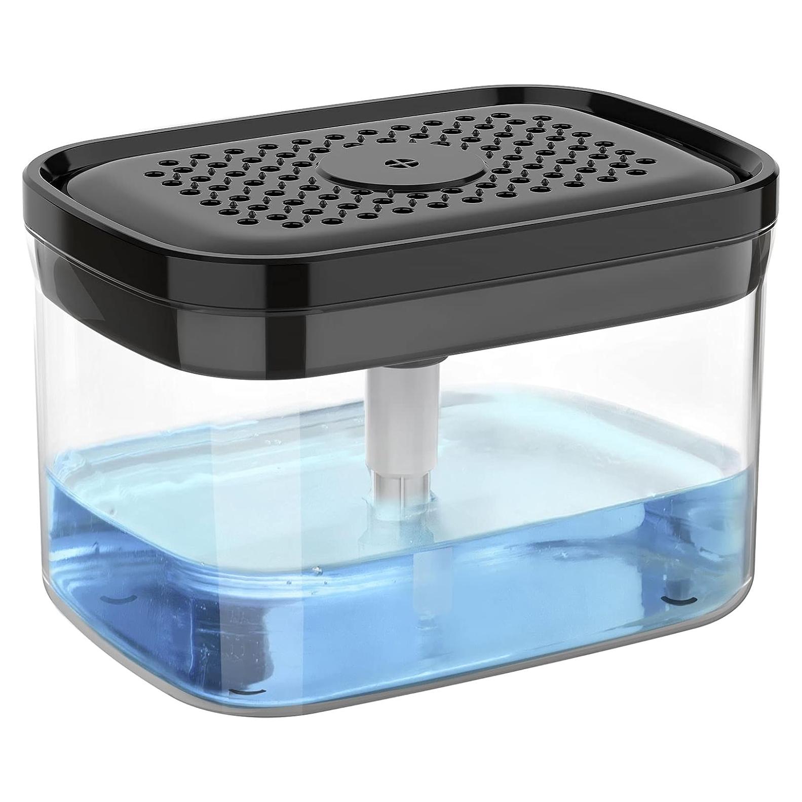 Dispensador de Jabón MR.SIGA 900 ml con Soporte para Esponjas