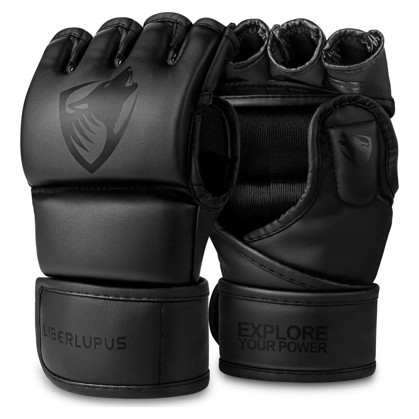 Guantes MMA LIBERLUPUS LBA2-SM-B-0328 para Sparring