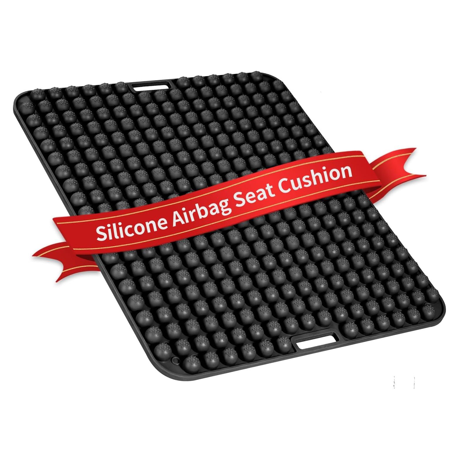 Cojín de Silicona LTLUTU Antideslizante 43x37 cm Alivio Coccix