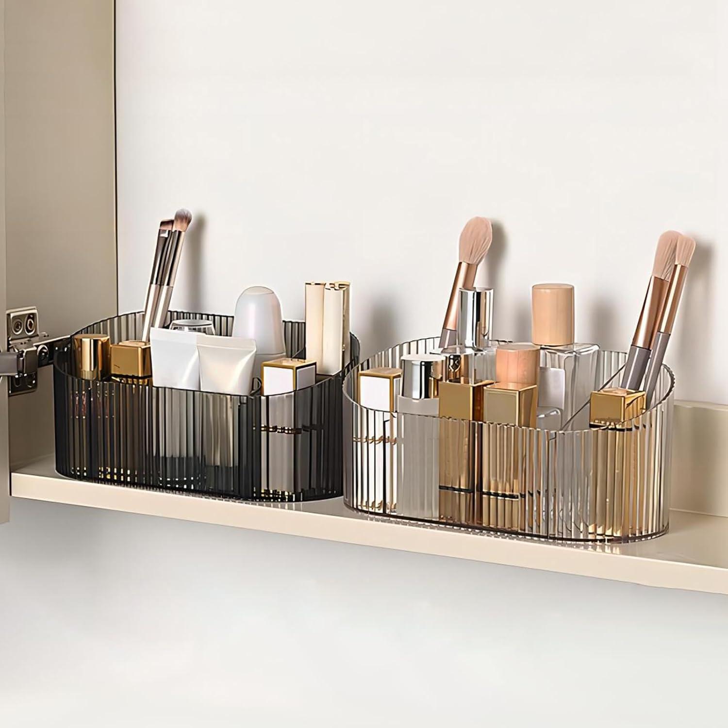Soporte para Brochas de Maquillaje DASITON Acrílico Transparente 5 Compartimentos