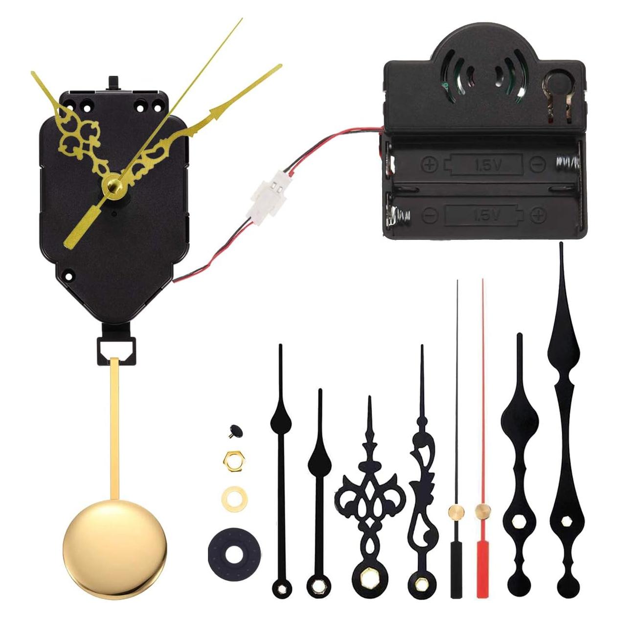 Movimiento de Reloj de Péndulo HILLHOME con Campana DIY