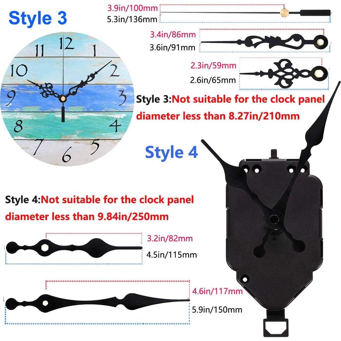 Movimiento de Reloj de Péndulo HILLHOME con Campana DIY