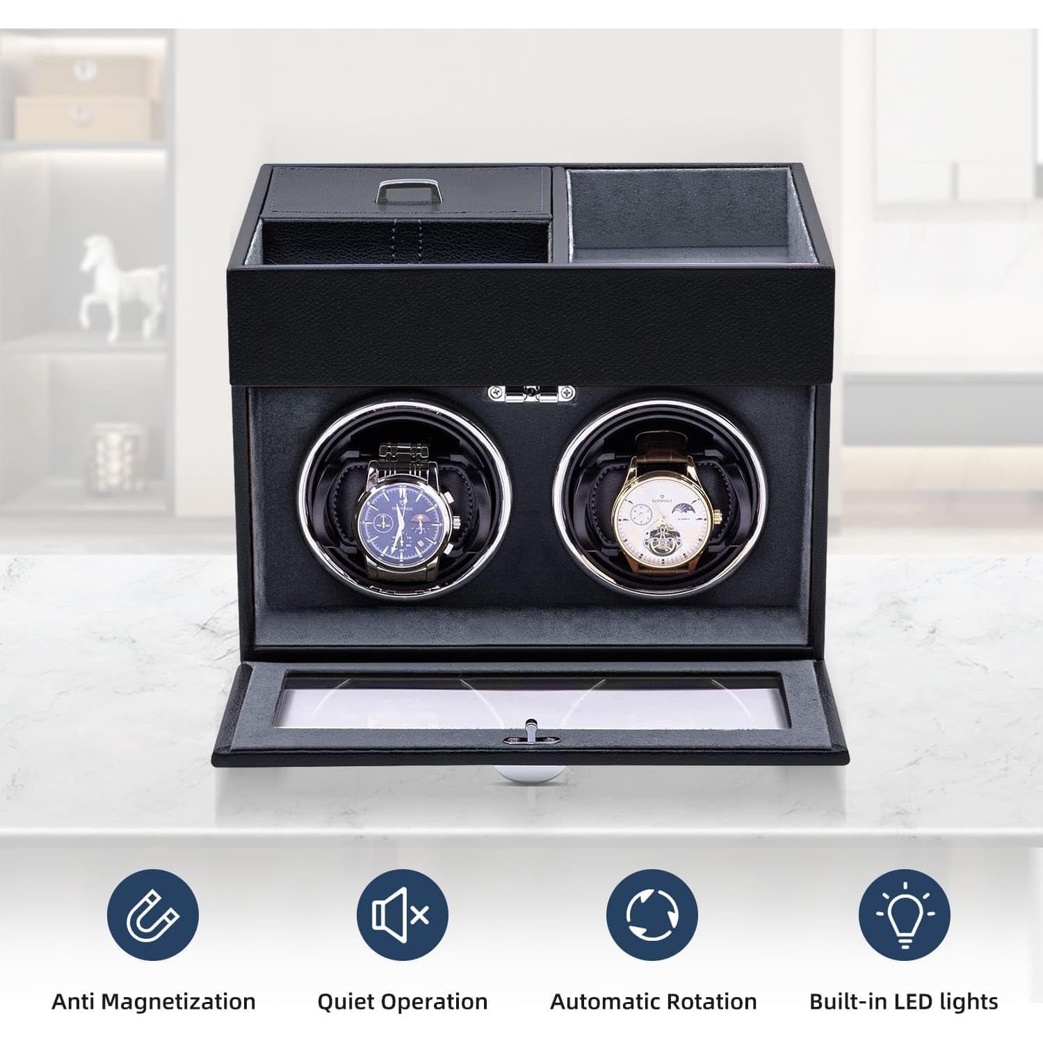 Winder de Reloj Automático Mcbazel para 2 Relojes - Gris