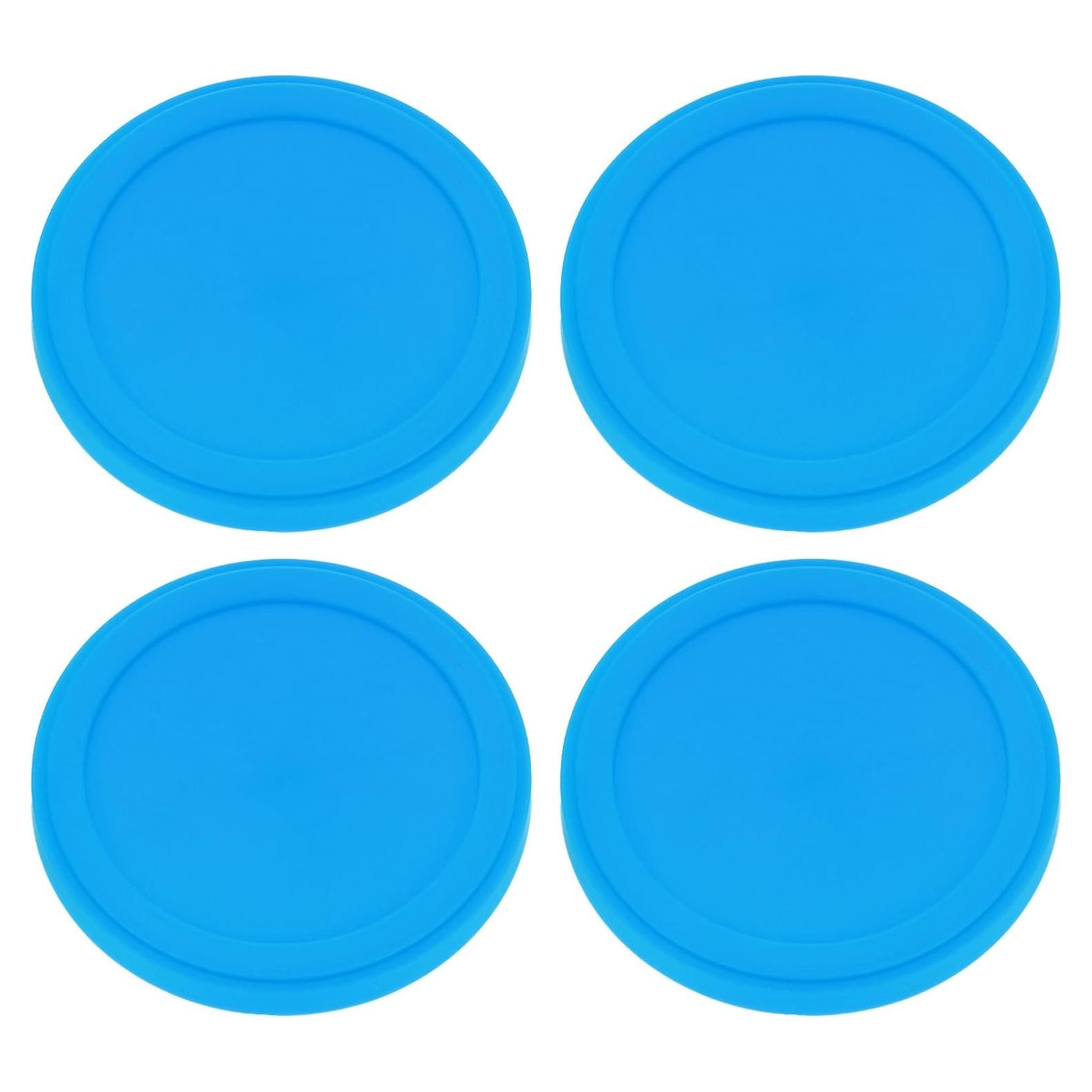 4 Tapas de Silicona Reutilizables uxcell 10 cm Azul