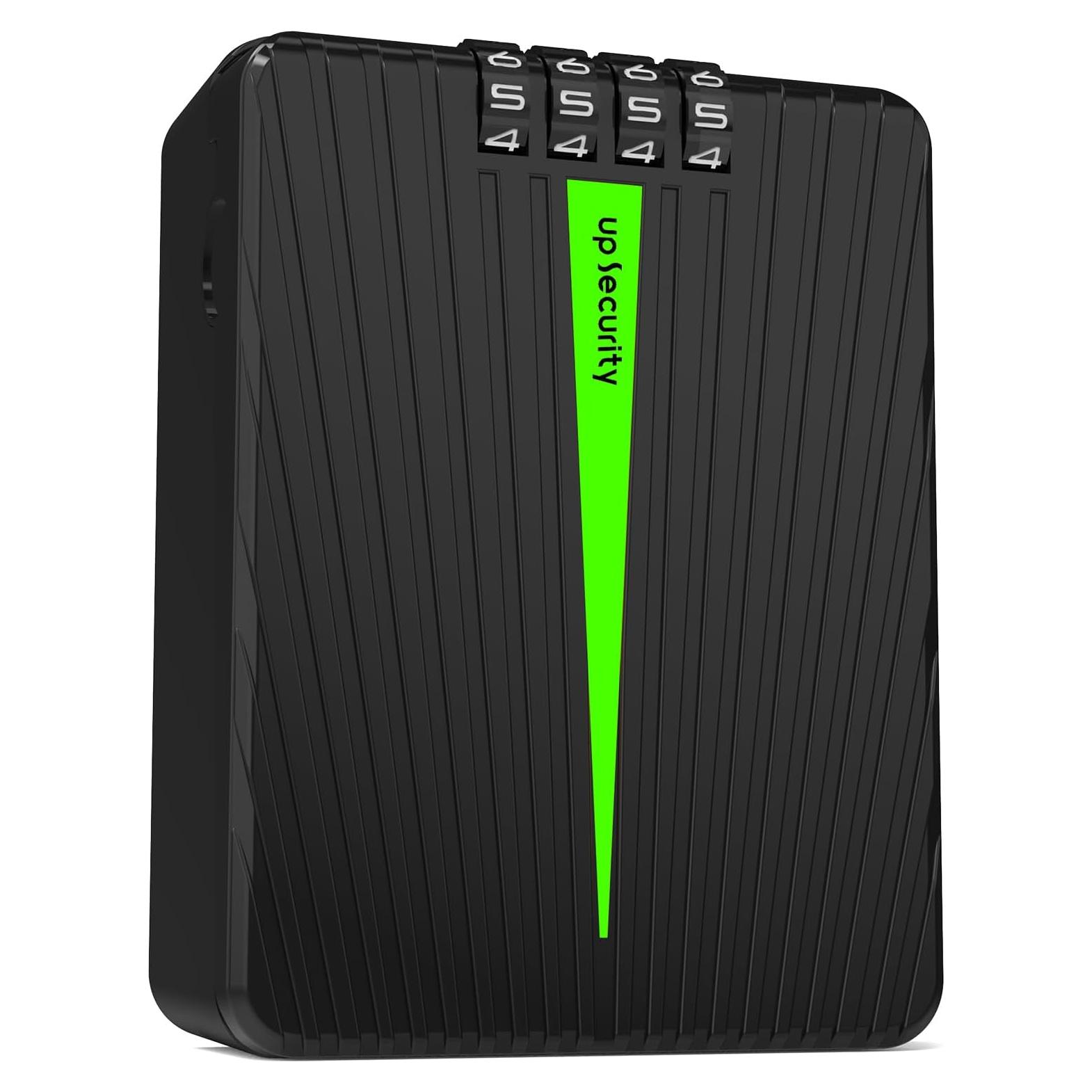 Caja de Seguridad Pequeña UP Security con Combinación, Negra