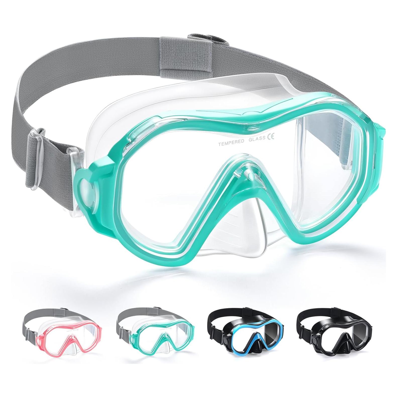 Gafas de natación Supertrip QS010 con cubierta nasal y vidrio templado