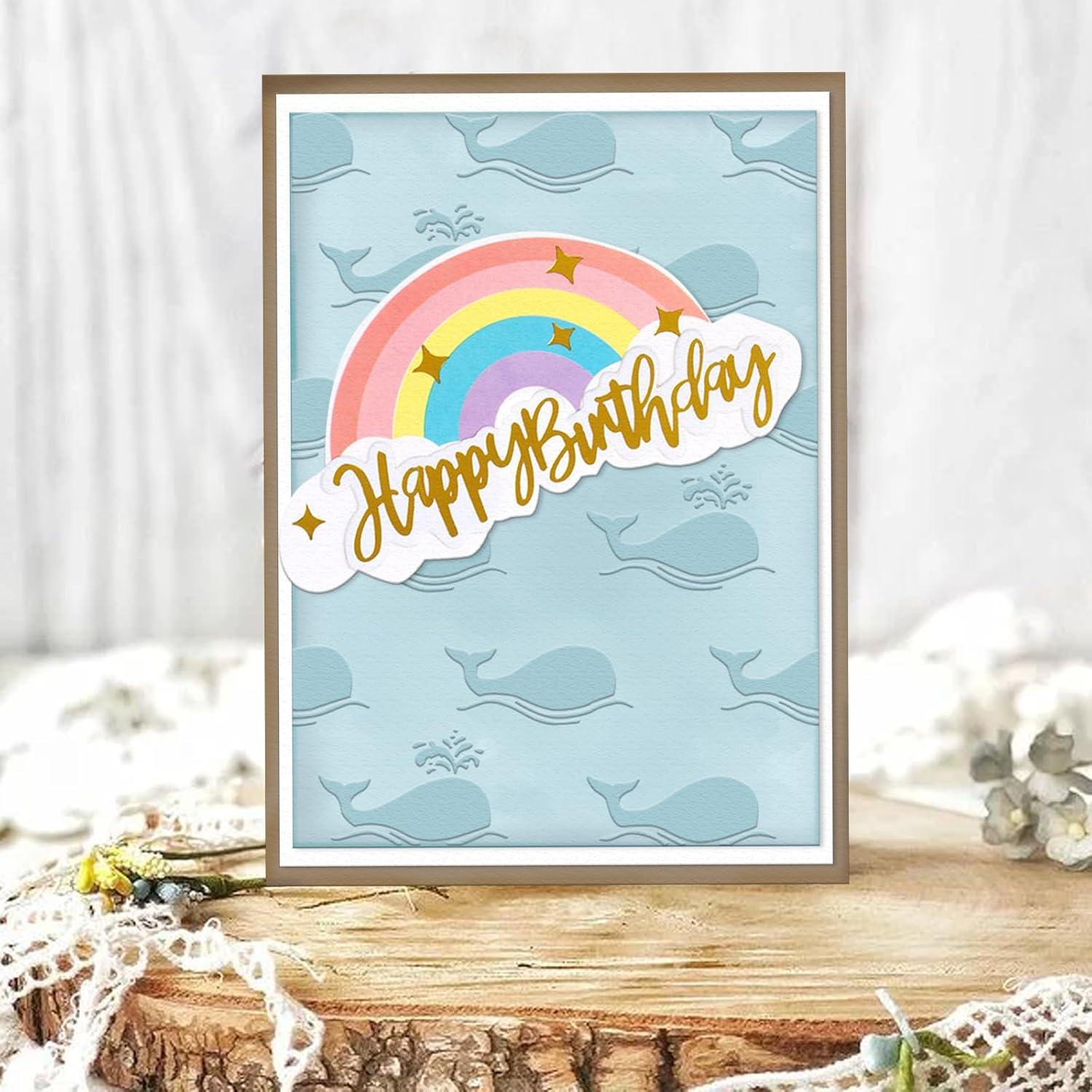 Carpeta de Embossing Ballena Oceánica Glodecart 14.5x10.4 cm