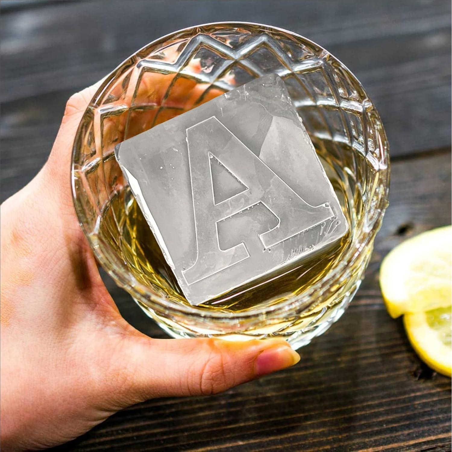 Molde de Hielo Personalizado CocoWeddings Letra A 5.08 cm