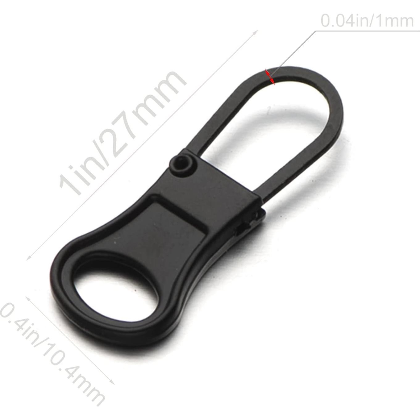 Tirador de Cremallera Desmontable Mizeer 10 Piezas para Ropa