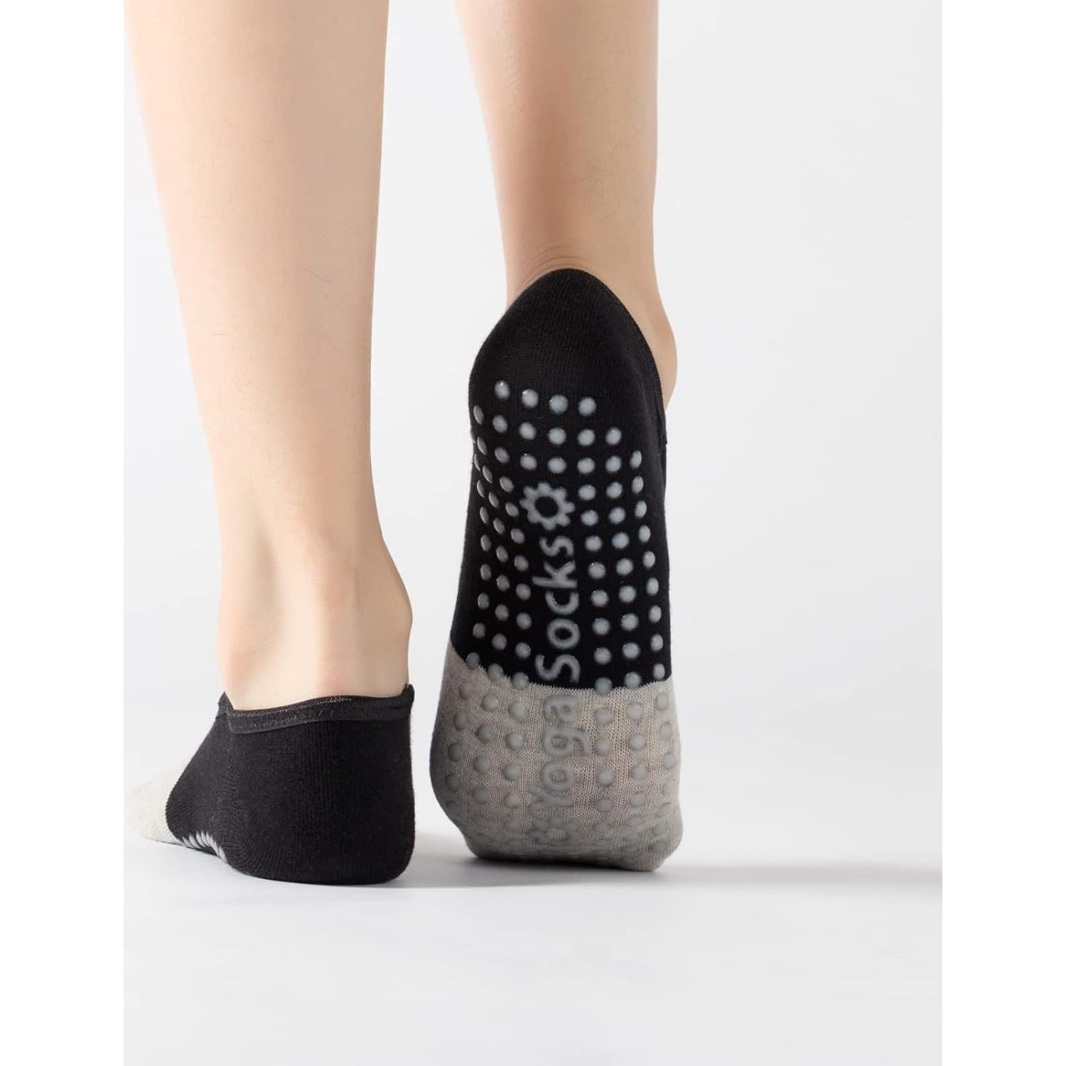 Calcetines Cortos Antideslizantes Verdancy para Yoga y Pilates - Verde