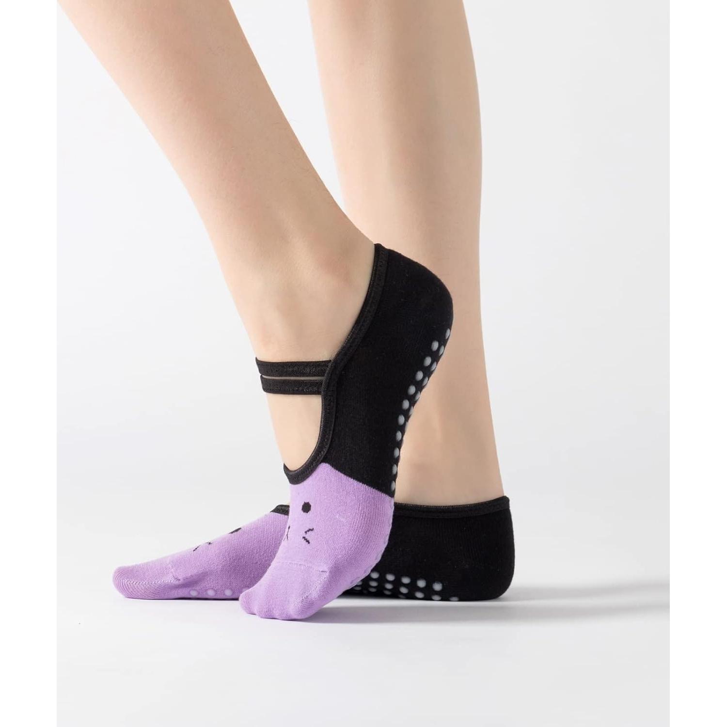 Calcetines Cortos Antideslizantes Verdancy para Yoga y Pilates - Verde