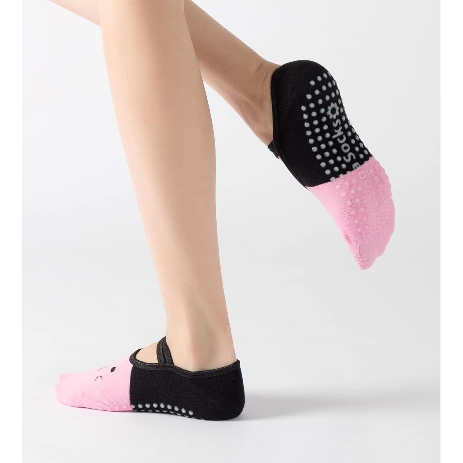 Calcetines Cortos Antideslizantes Verdancy para Yoga y Pilates - Verde