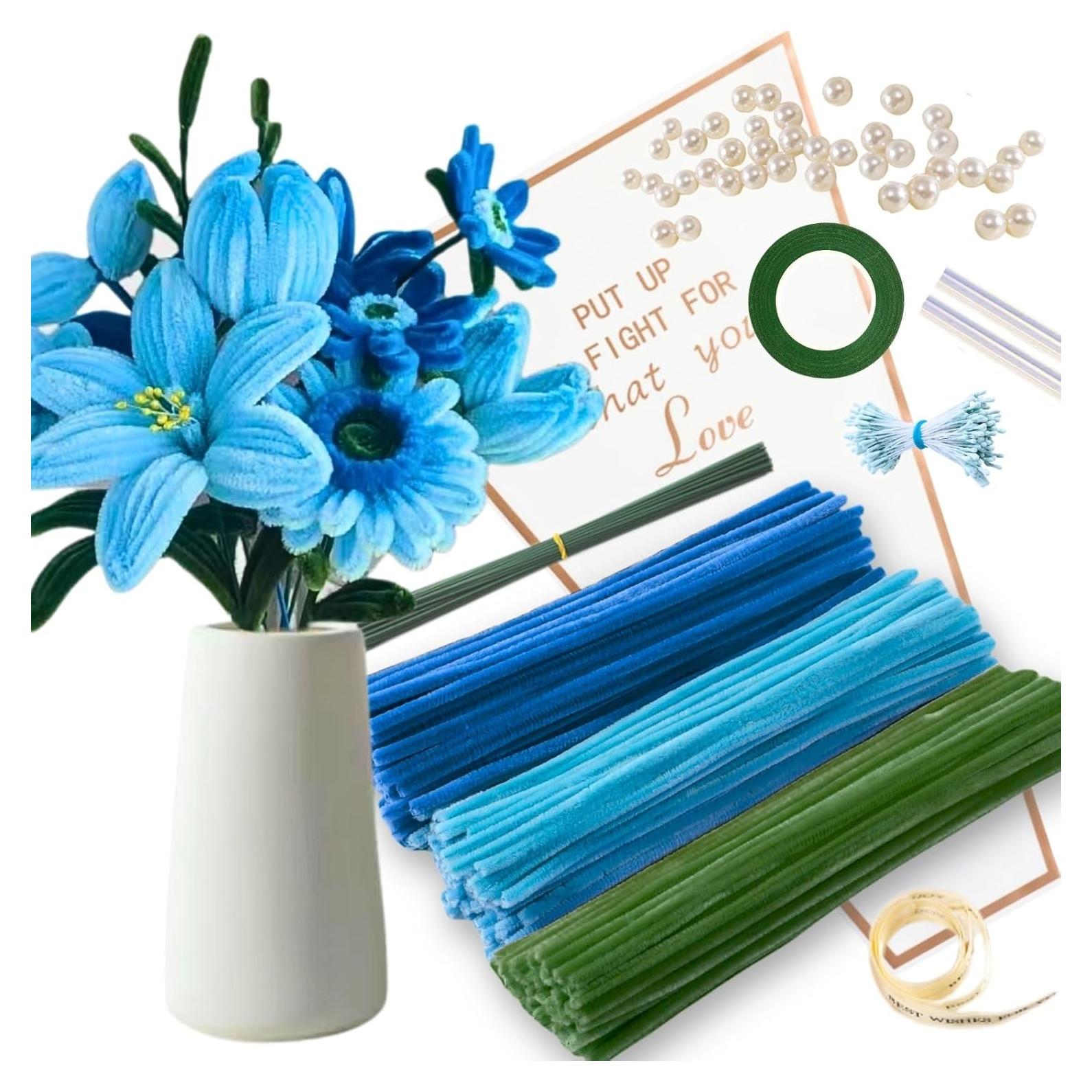 Kit de Manualidades NafuXiaJJia con 150 Piezas en Azul