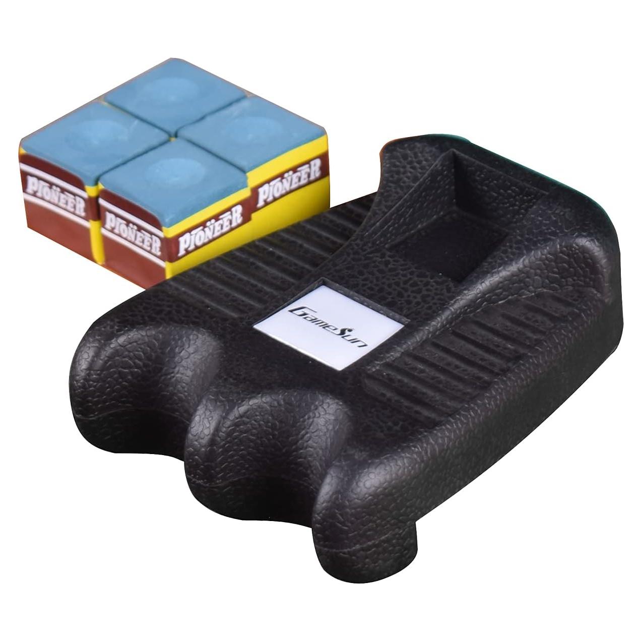 Soporte para Tacos de Billar GAMESUN 2 Agujeros con Tiza