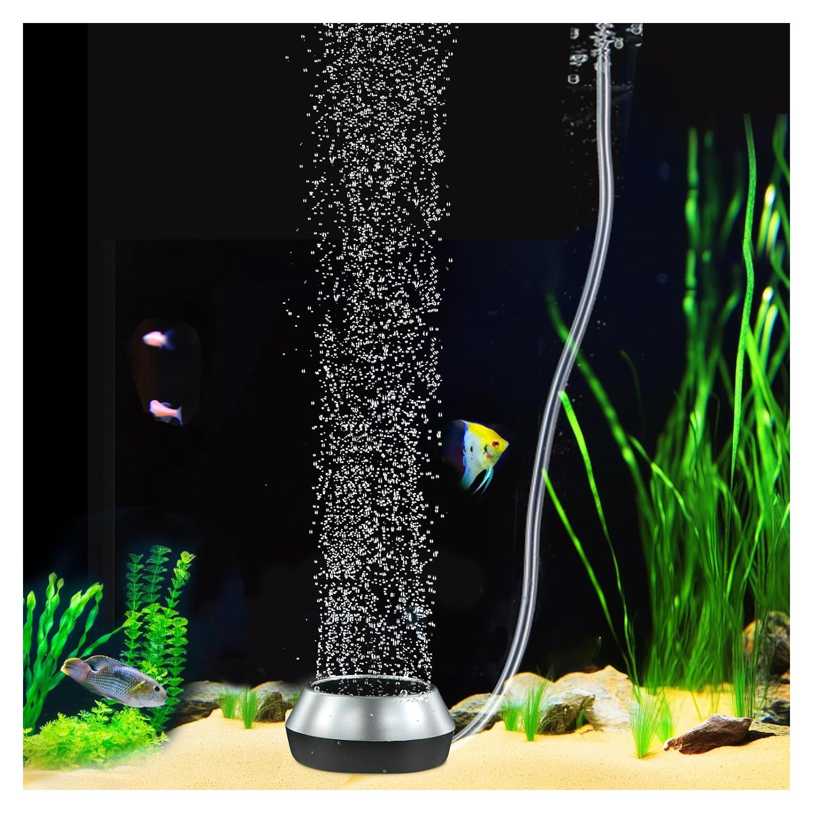 Piedra de Aire para Acuario Hygger 2.3 Pulgadas Difusor de Oxígeno