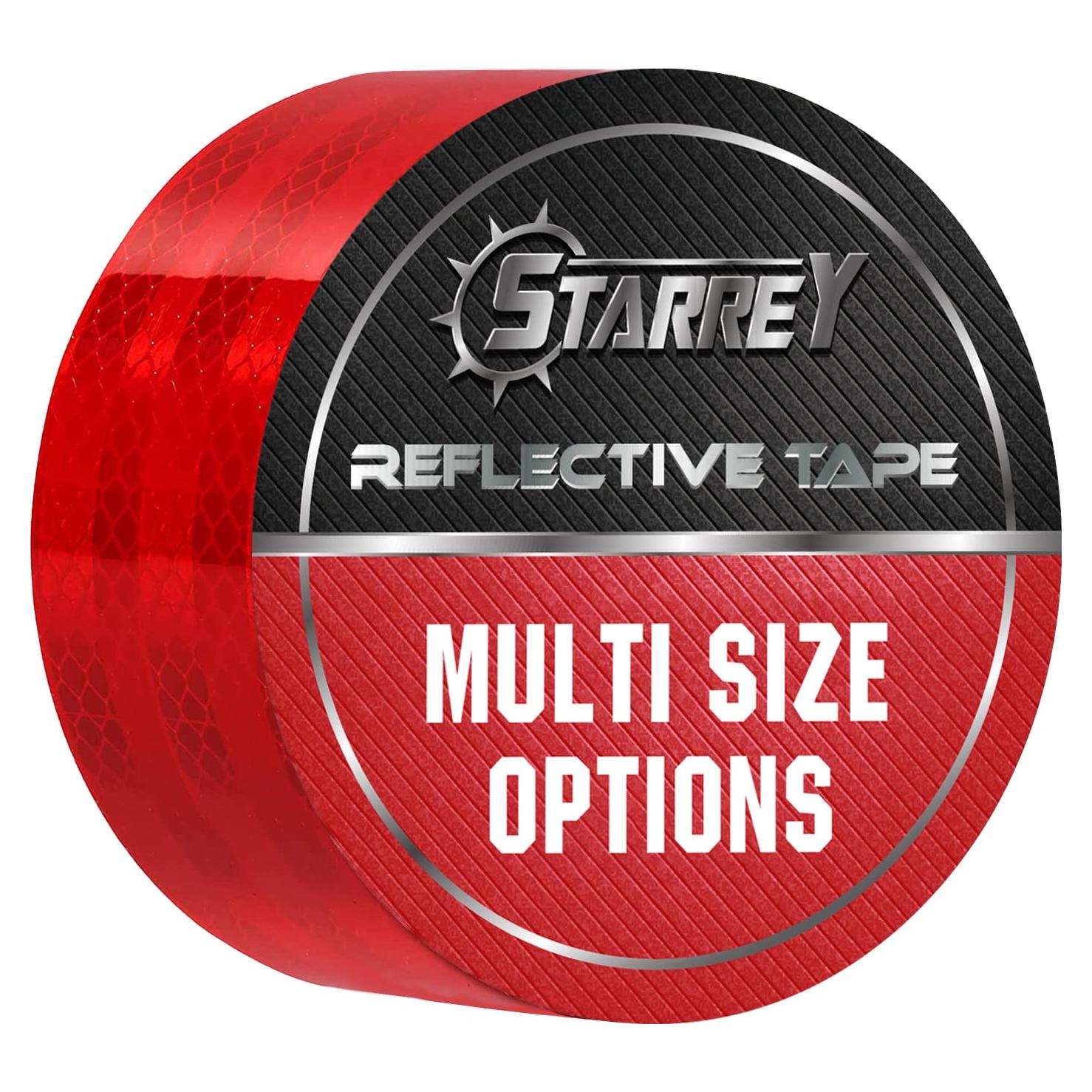 Cinta Reflectante de Seguridad 2.54 cm x 4.57 m Roja DOT-C2