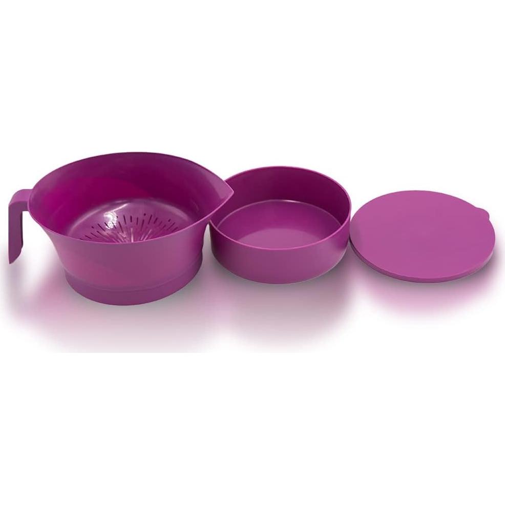 Colador de Grasa Easy Greasy 3 Piezas - Plástico Púrpura