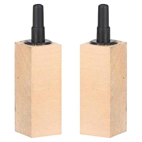 2 Difusores de Aire de Madera Natural Hffheer para Acuario